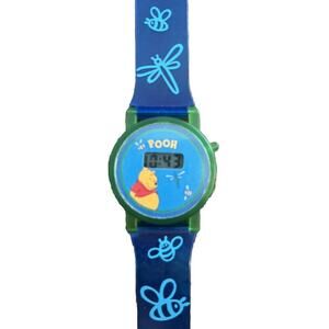 Disney Sii MD0007 Unisex Winnie The Pooh Digital Watch -Works Perfect! EST Set!!